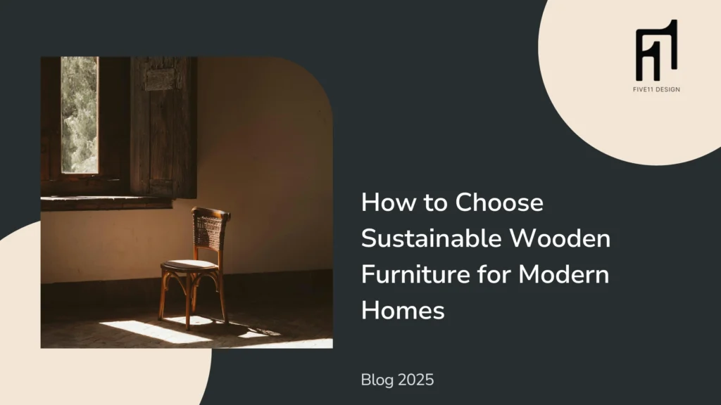 sustainable wooden furniture