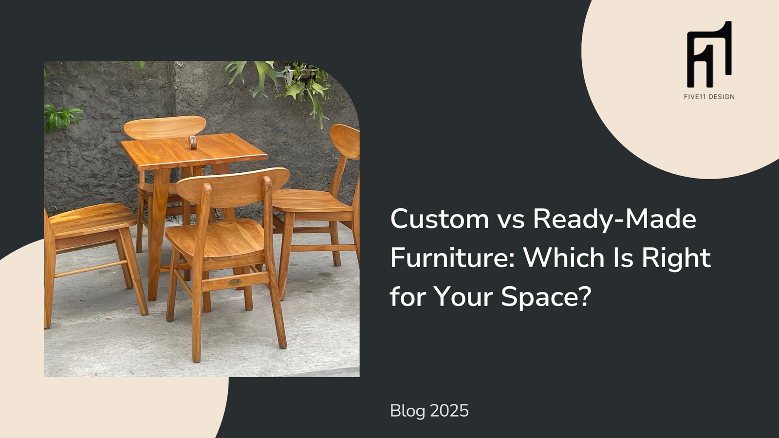 Custom Furniture in Pune vs Ready-Made | Which Suits Your Home Best?